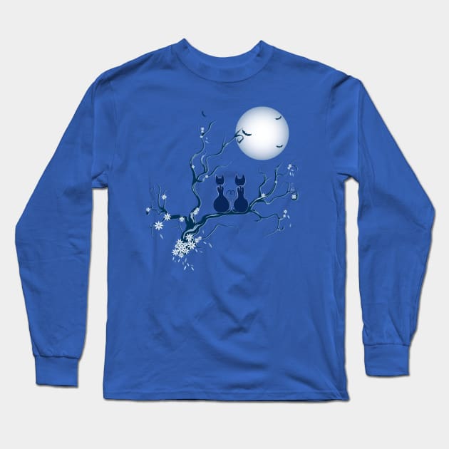 Loving night Long Sleeve T-Shirt by HagalArt